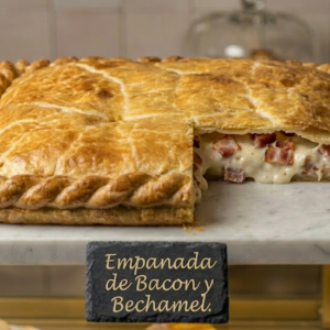 empanada bacon y bechamel