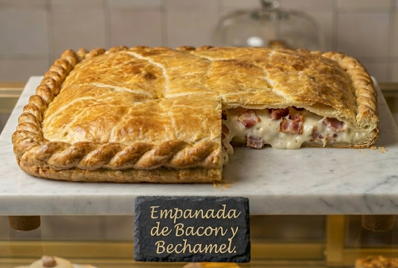 empanada bacon y bechamel